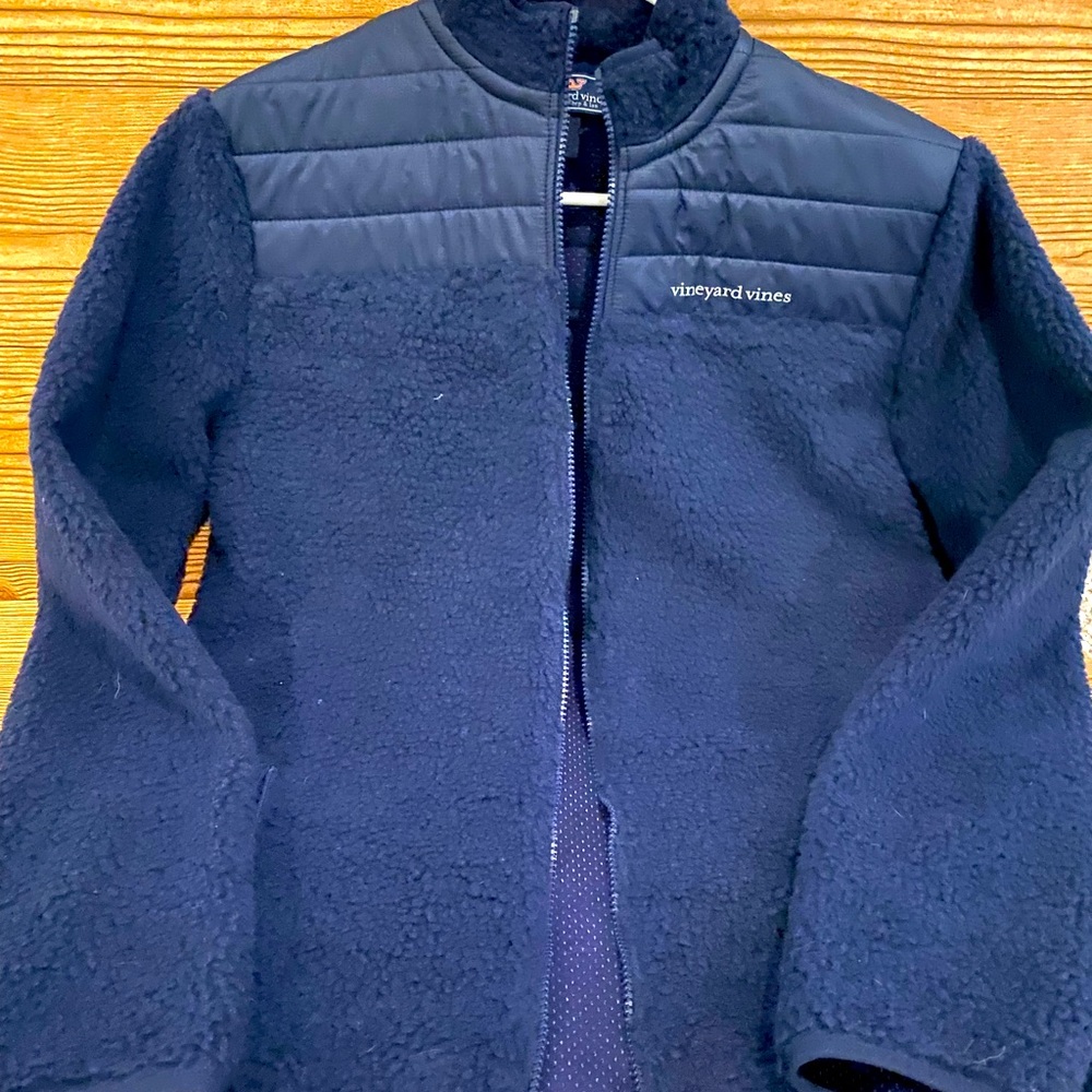 Vineyard Vines Sherpa Youth full zip jacket